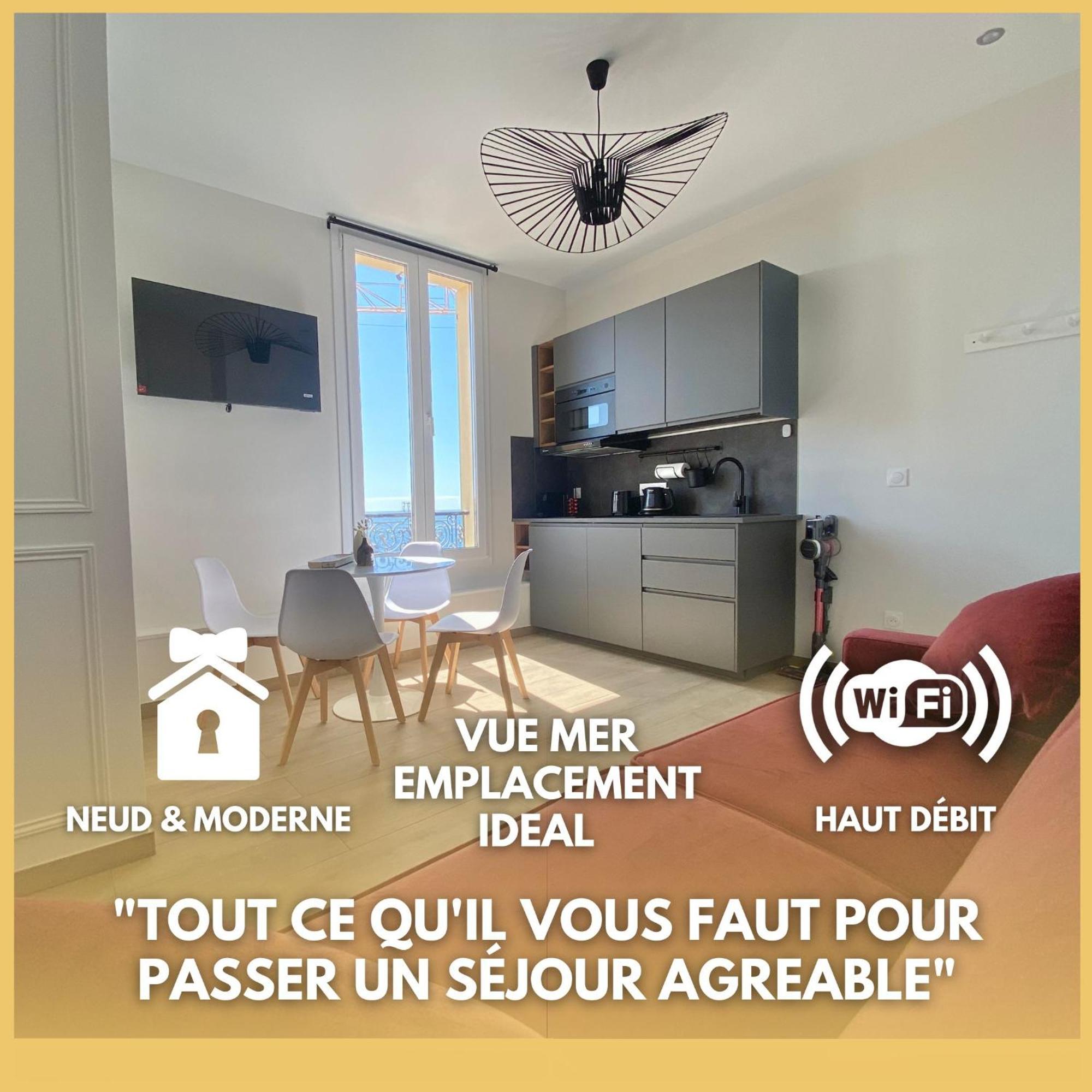 Appartement Moderne Climatise Monaco Vue Mer Cap-d'Ail Buitenkant foto