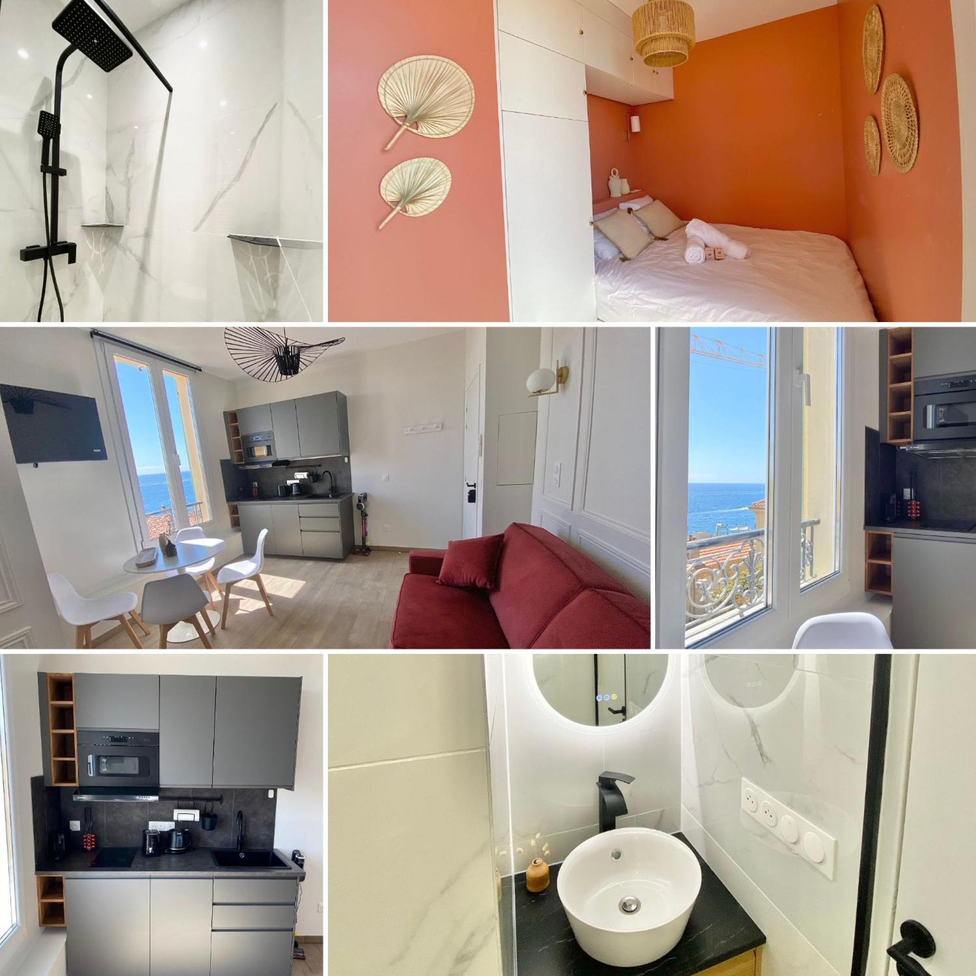 Appartement Moderne Climatise Monaco Vue Mer Cap-d'Ail Buitenkant foto