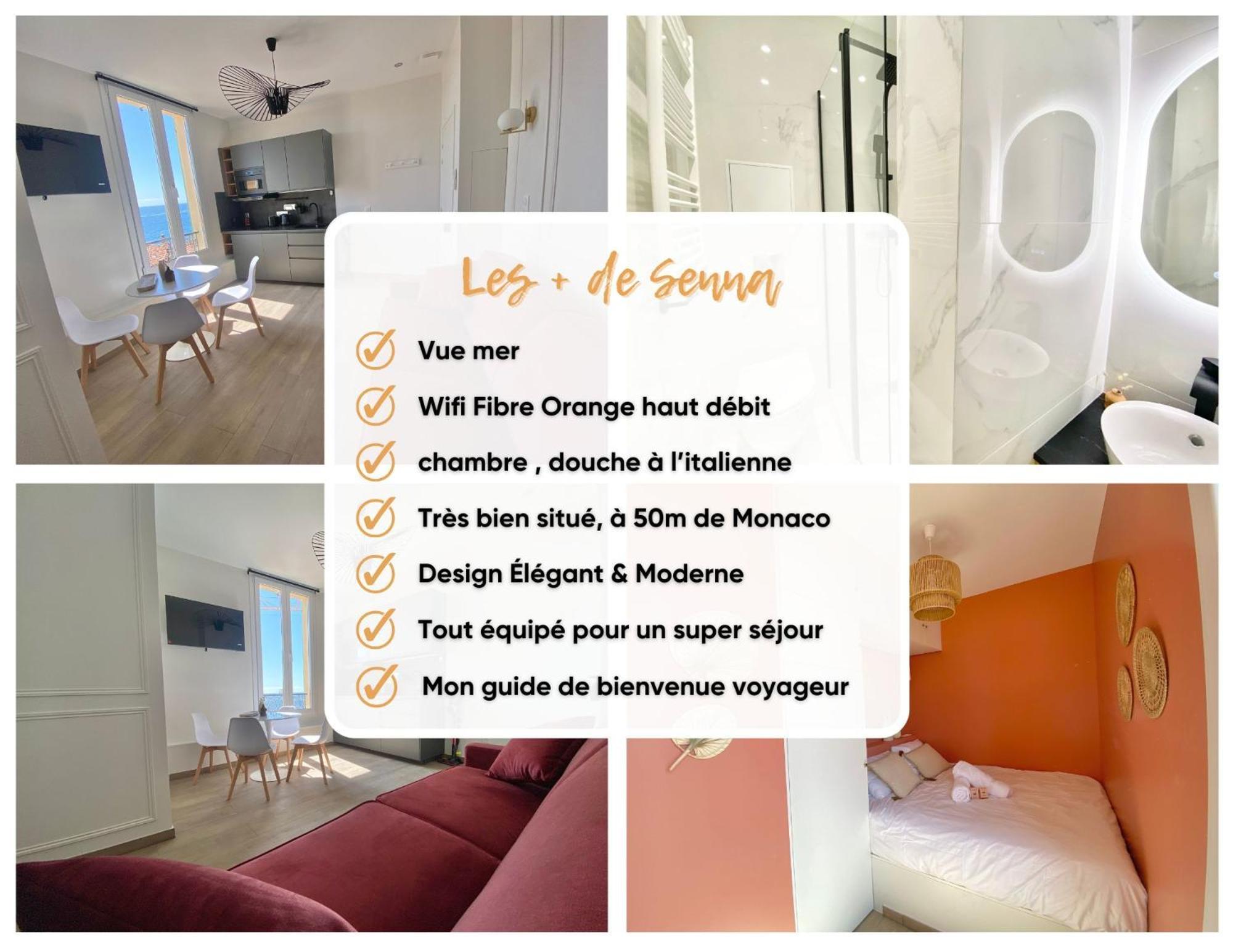 Appartement Moderne Climatise Monaco Vue Mer Cap-d'Ail Buitenkant foto