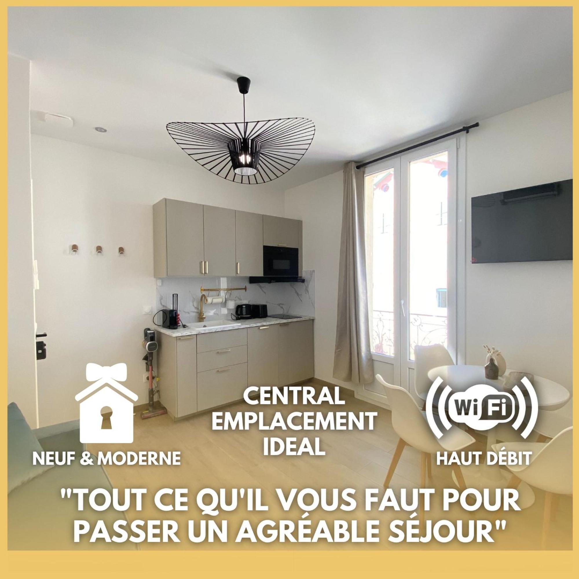 Appartement Moderne Climatise Monaco Vue Mer Cap-d'Ail Buitenkant foto