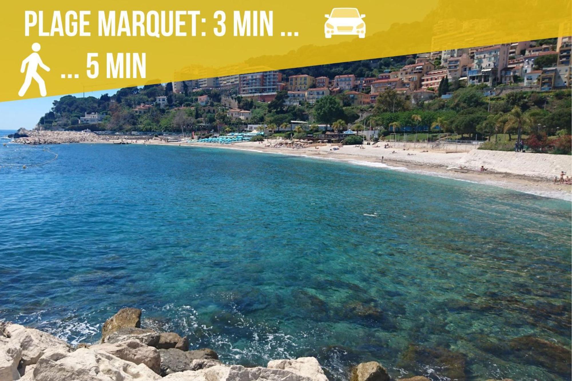 Appartement Moderne Climatise Monaco Vue Mer Cap-d'Ail Buitenkant foto